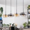 Mertola hanging light, pendant light Amber, clear, Smoke-coloured, 4-light sources