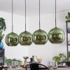 Koyoto hanging light, globe light, pendant light green, 4-light sources