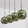 Koyoto hanging light, globe light, pendant light green, 4-light sources