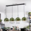 Koyoto hanging light, globe light, pendant light green, clear, 4-light sources