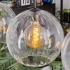 Koyoto hanging light, globe light, pendant light clear, 4-light sources