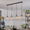 Koyoto hanging light, globe light, pendant light clear, 4-light sources