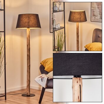 Bassagoda floor lamp Ecru, black, 1-light source