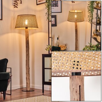 Barcos floor lamp Ecru, black, 1-light source