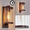 Telhada outdoor wall light, wall light rust-coloured, 1-light source