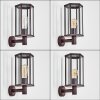 Monfanim outdoor wall light, wall light rust-coloured, 1-light source