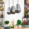Duren hanging light, pendant light black, 3-light sources