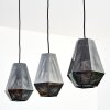 Duren hanging light, pendant light black, 3-light sources