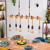 Vitlanda hanging light, pendant light Ecru, black, 6-light sources