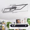 Torresella ceiling light LED black, 1-light source