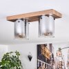 Donar ceiling light Wood like finish, 2-light sources