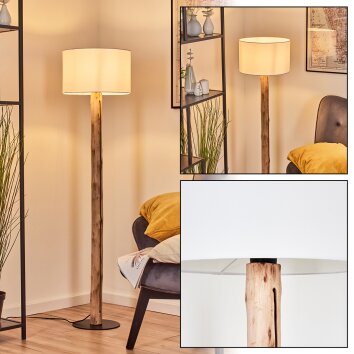 Bassagoda floor lamp Ecru, black, 1-light source