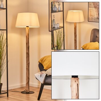 Bassagoda floor lamp Ecru, black, 1-light source