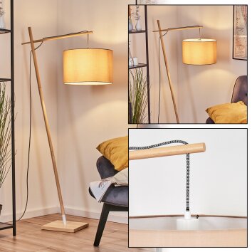 Soungou floor lamp Ecru, white, 1-light source