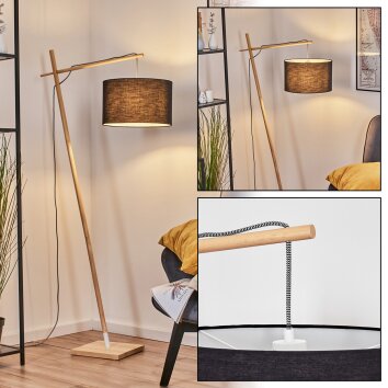 Bassagoda floor lamp Ecru, white, 1-light source