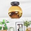 Koyoto ceiling light, globe light 20 cm gold, 1-light source
