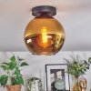 Koyoto ceiling light, globe light 20 cm gold, 1-light source