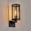 Monfanim outdoor wall light, wall light black, 1-light source, Motion sensor