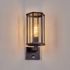 Monfanim outdoor wall light, wall light black, 1-light source, Motion sensor