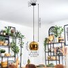 Koyoto hanging light, globe light, pendant light gold, 1-light source