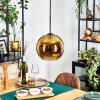Koyoto hanging light, globe light, pendant light gold, 1-light source