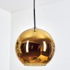 Koyoto hanging light, globe light, pendant light gold, 1-light source