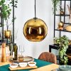 Koyoto hanging light, globe light, pendant light gold, 1-light source