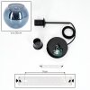 Koyoto hanging light, globe light, pendant light blue, 1-light source