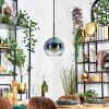 Koyoto hanging light, globe light, pendant light blue, clear, 1-light source