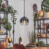 Koyoto hanging light, globe light, pendant light blue, clear, 1-light source
