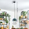 Koyoto hanging light, globe light, pendant light blue, clear, 1-light source