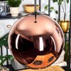 Koyoto hanging light, globe light, pendant light coppery, 1-light source