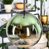 Koyoto hanging light, globe light, pendant light green, clear, 1-light source