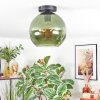 Koyoto ceiling light, globe light green, 1-light source