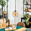 Koyoto hanging light, globe light, pendant light Amber, clear, 1-light source