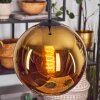 Koyoto hanging light, globe light, pendant light gold, 1-light source
