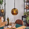 Koyoto hanging light, globe light, pendant light gold, 1-light source