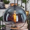 Koyoto hanging light, globe light, pendant light 30 cm blue, clear, 1-light source