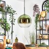 Koyoto hanging light, globe light, pendant light 30 cm green, clear, 1-light source