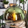 Koyoto hanging light, globe light, pendant light 30 cm green, clear, 1-light source