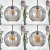 Koyoto hanging light, globe light, pendant light 30 cm Smoke-coloured, 1-light source