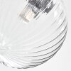 Chehalis ceiling light, globe light clear, 5-light sources