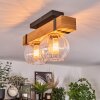 Sernadelo ceiling light, globe light Ecru, black, 2-light sources
