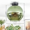 Koyoto ceiling light, globe light green, 1-light source