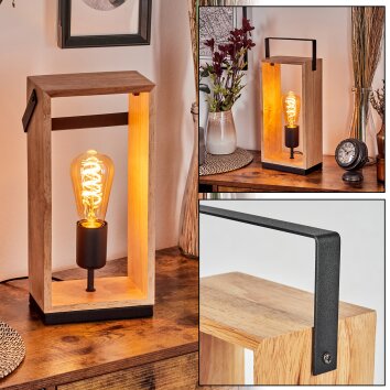 Kabimoi table lamp Ecru, black, 1-light source