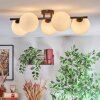 Chehalis ceiling light, globe light white, 5-light sources