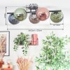 Chehalis ceiling light, globe light blue, green, coppery, Smoke-coloured, 5-light sources