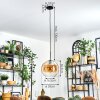 Koyoto hanging light, globe light, pendant light 30 cm Amber, clear, 1-light source