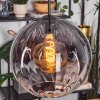 Koyoto hanging light, globe light, pendant light 30 cm clear, Smoke-coloured, 1-light source