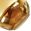 Koyoto ceiling light, globe light gold, 1-light source